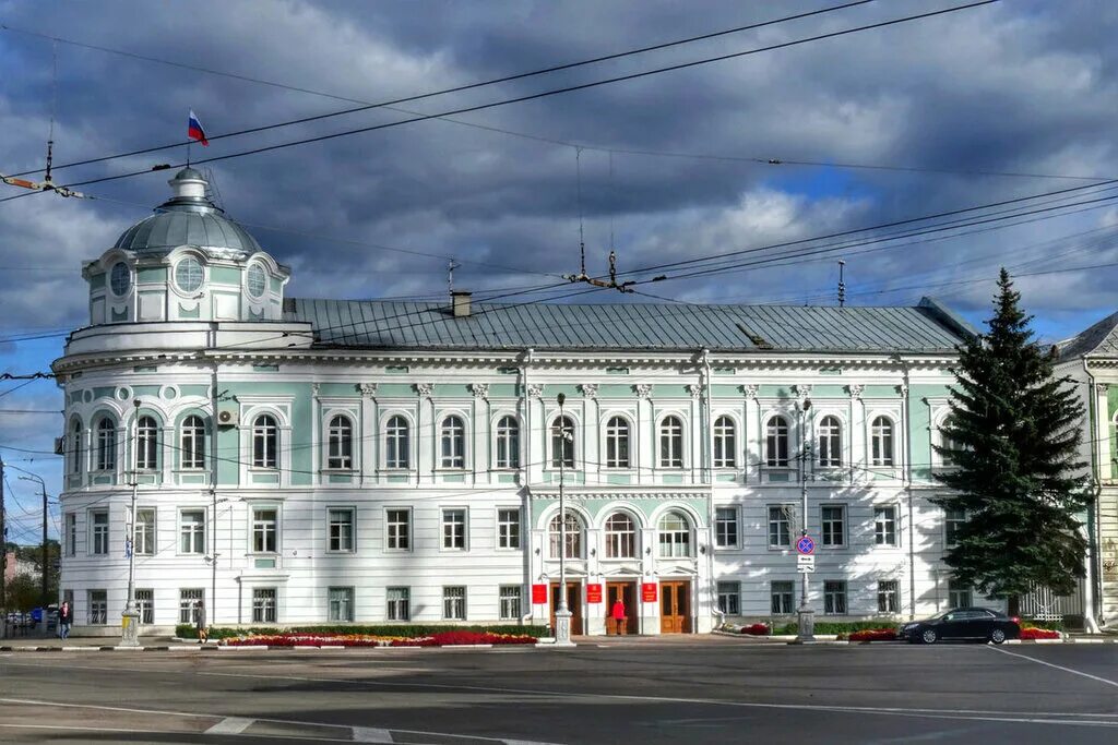 Правительство твери фото Панорама: Правительство Тверской области, администрация, площадь Святого Благове