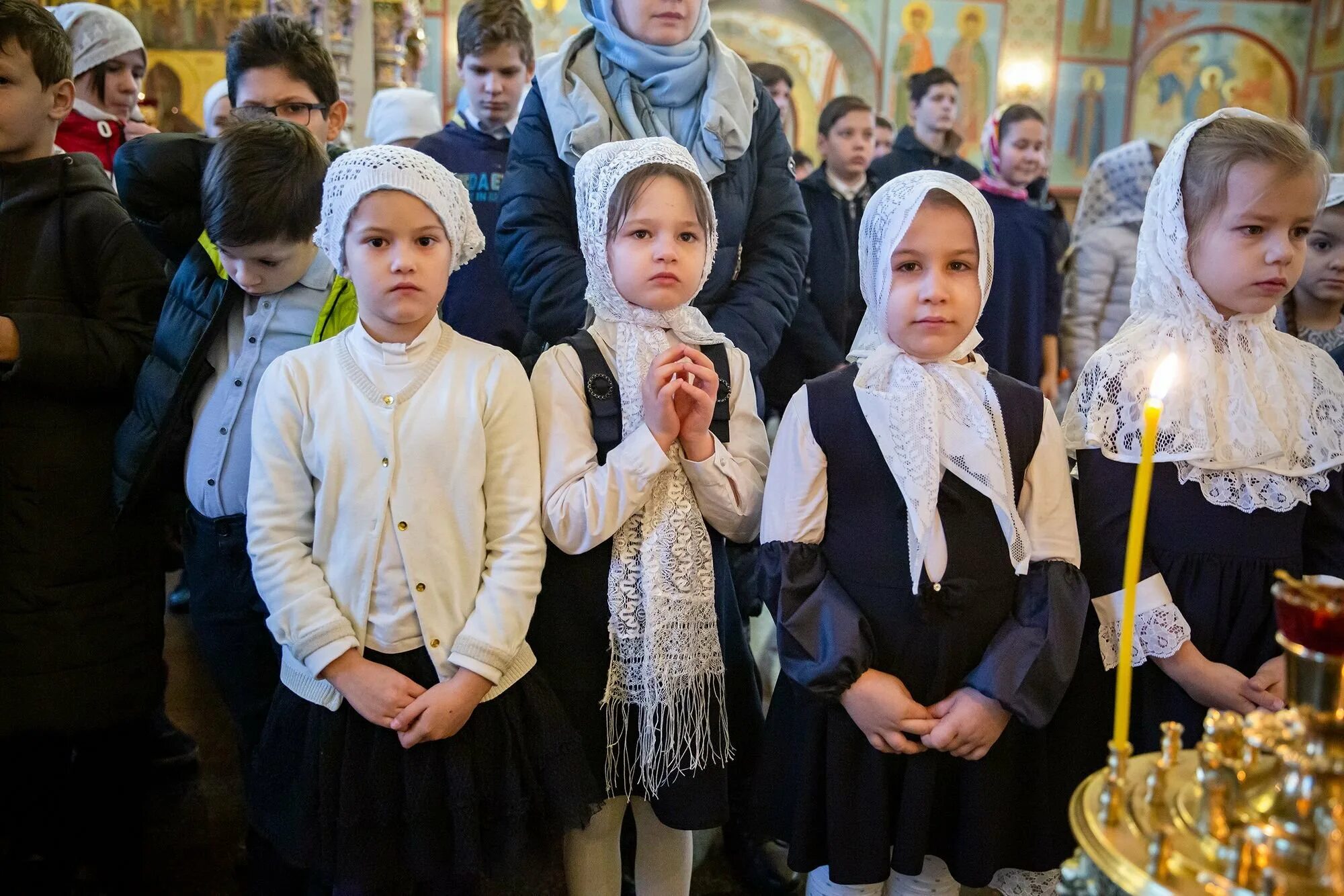 Православная школа фото Начало учебной четверти в Православной Алексиевской гимназии 08.11.2021