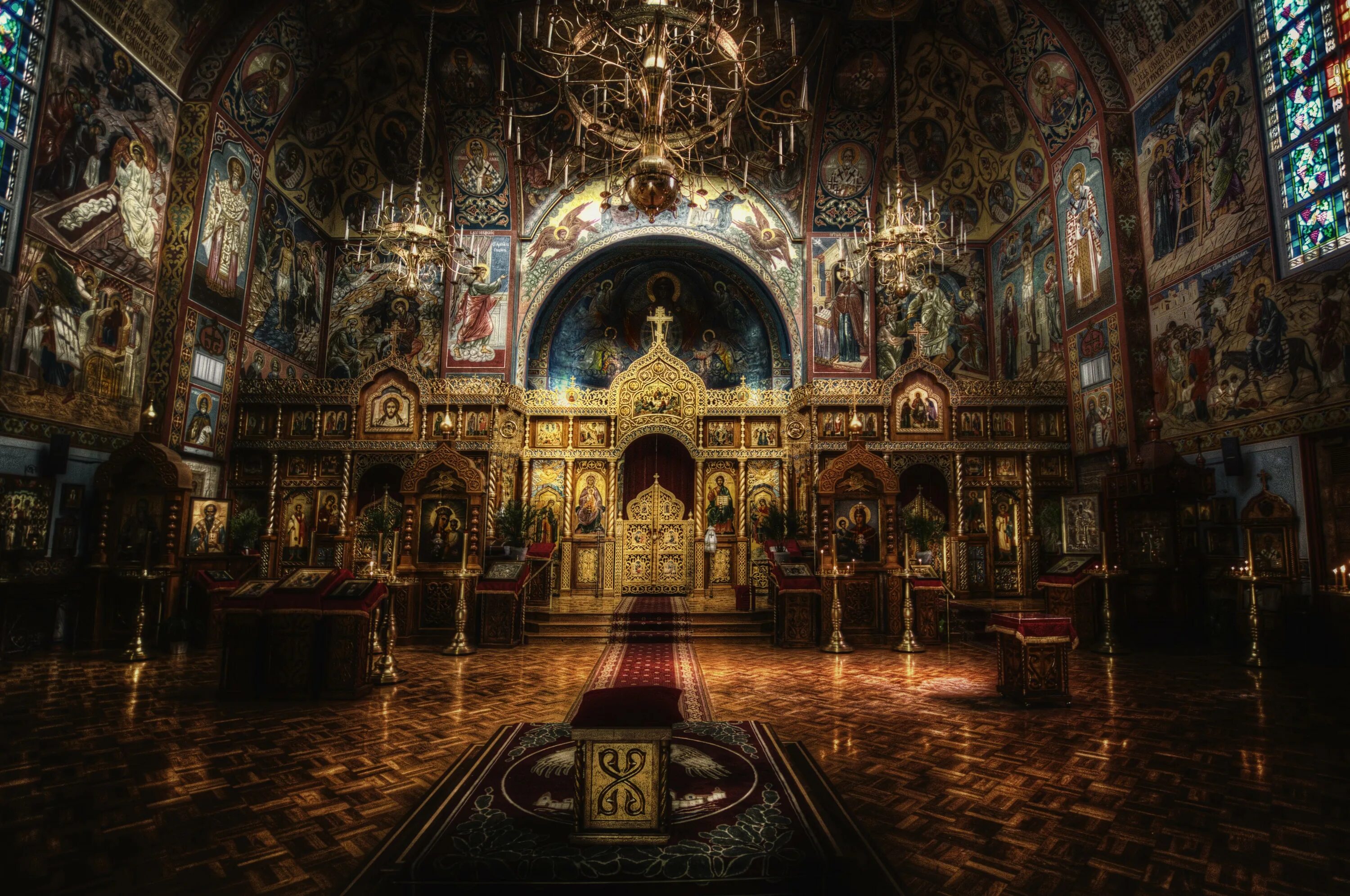 Православный храм внутри фото Wallpaper : building, interior, symmetry, church, religion, cathedral, chapel, A