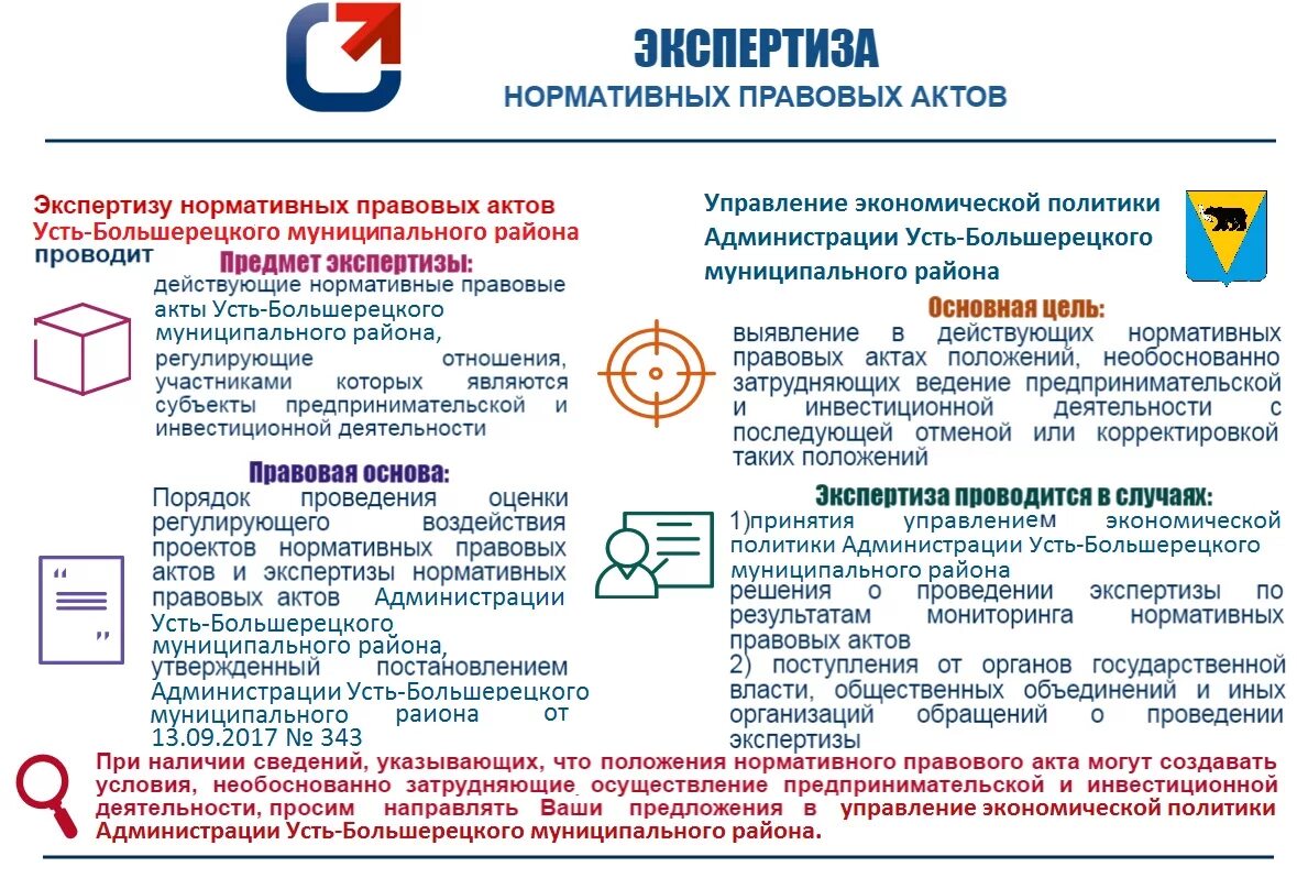 Правовая экспертиза документации по планировке территории Экспертиза МНПА Усть-Большерецкого муниципального района - Экспертиза МНПА Усть-