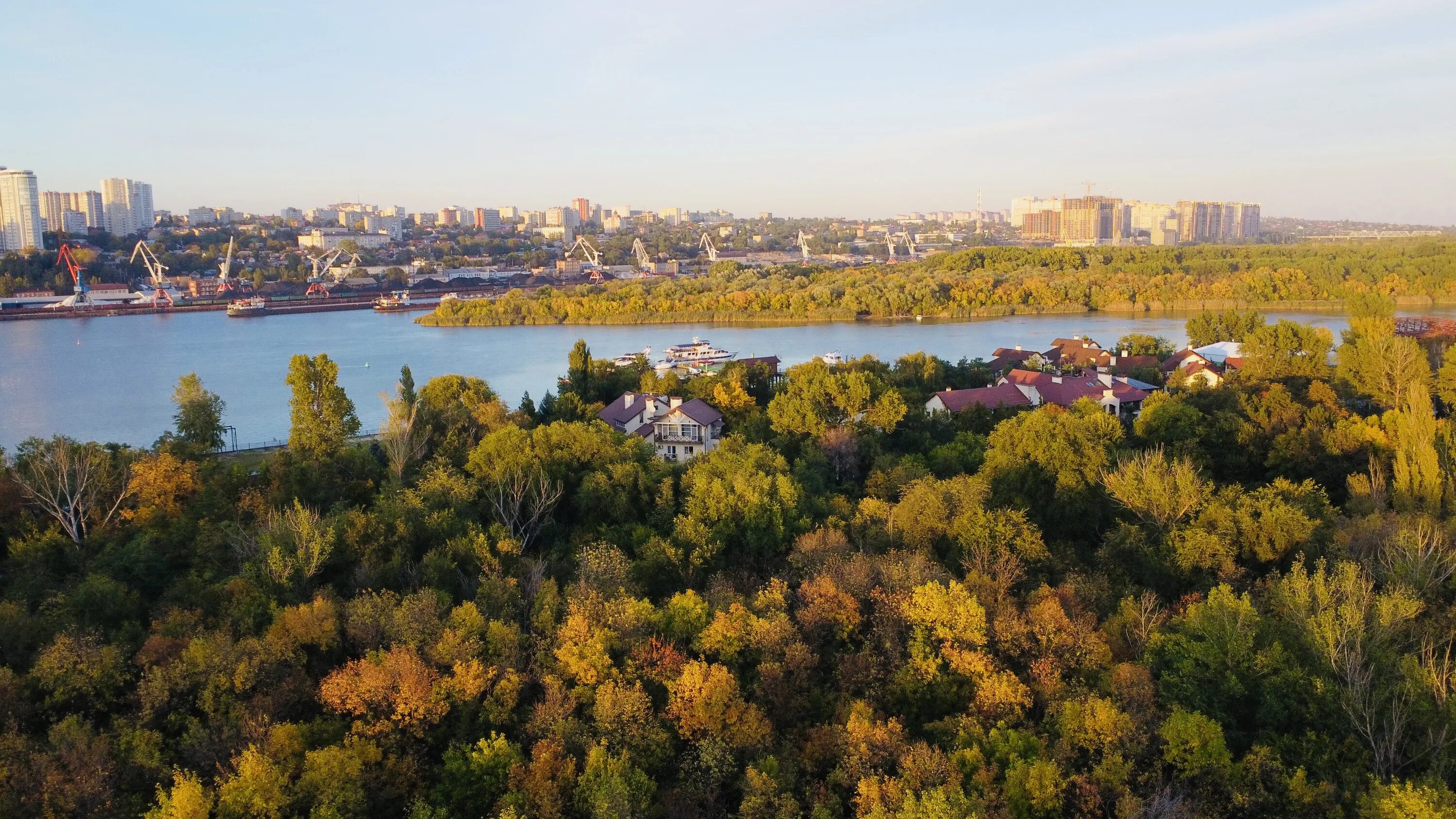 Правый берег дона фото Ростов-на-Дону. Правый и Левый берег Дона