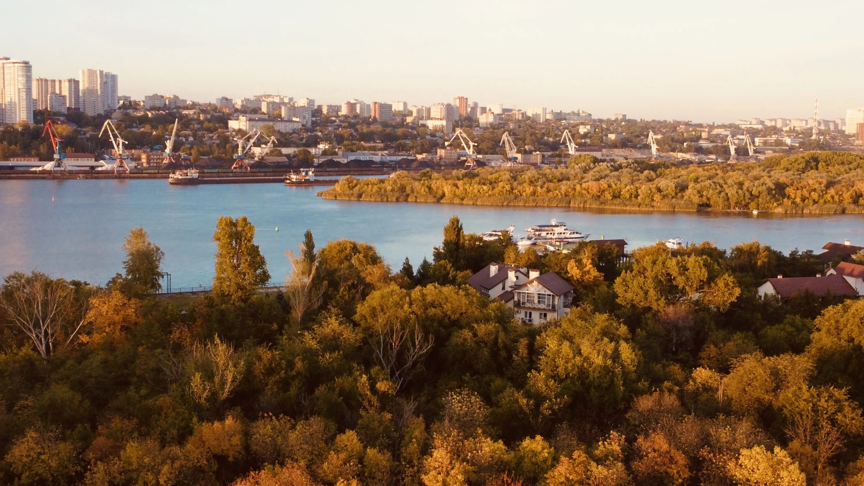 Правый берег дона фото Ростов-на-Дону. Правый и Левый берег Дона