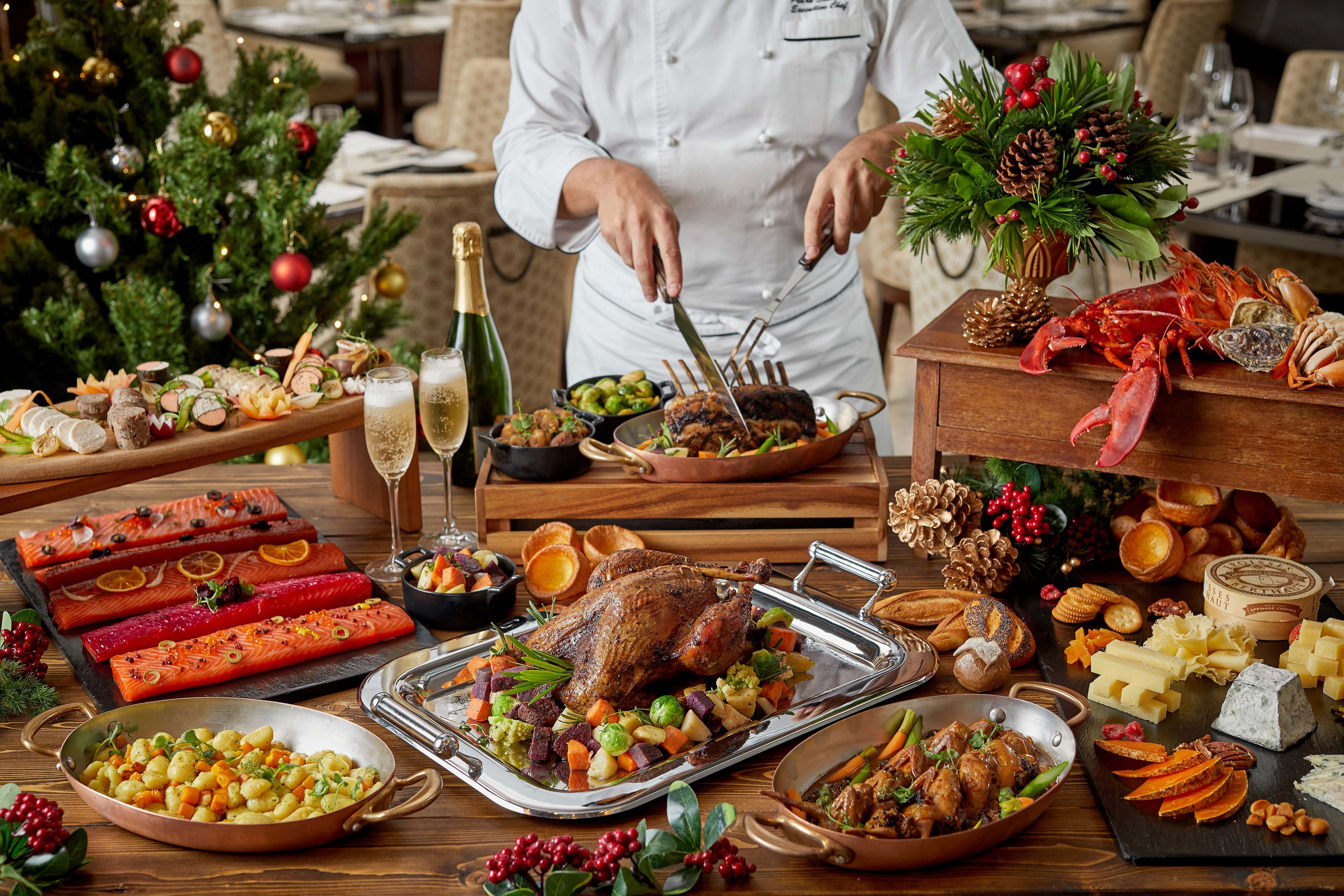 Праздничная еда фото Festive Turkey Brunch in Kuala Lumpur, Malaysia St. Regis