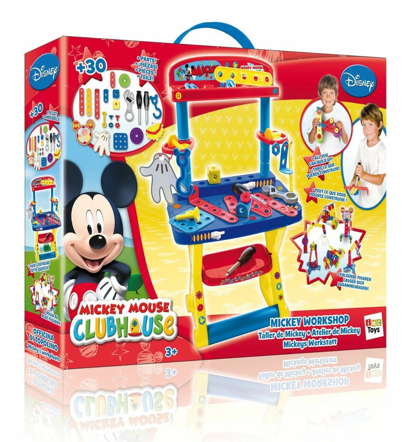 Праздничная мастерская микки ул чернышевского 15а фото Disney Mickey Mouse Work Bench Ages 3+ IMC New Toy Build Tools Workshop Garage e