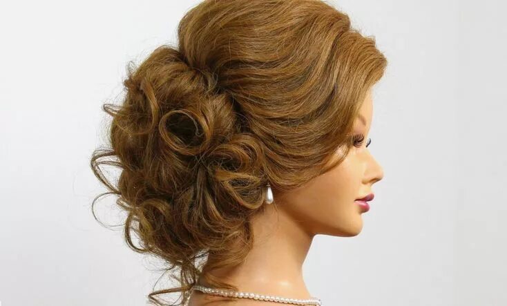 Праздничная прическа на средние Mid-Length Hair Fantastic Bridesmaid . #bridesmaid #fantastic #length Long hair 