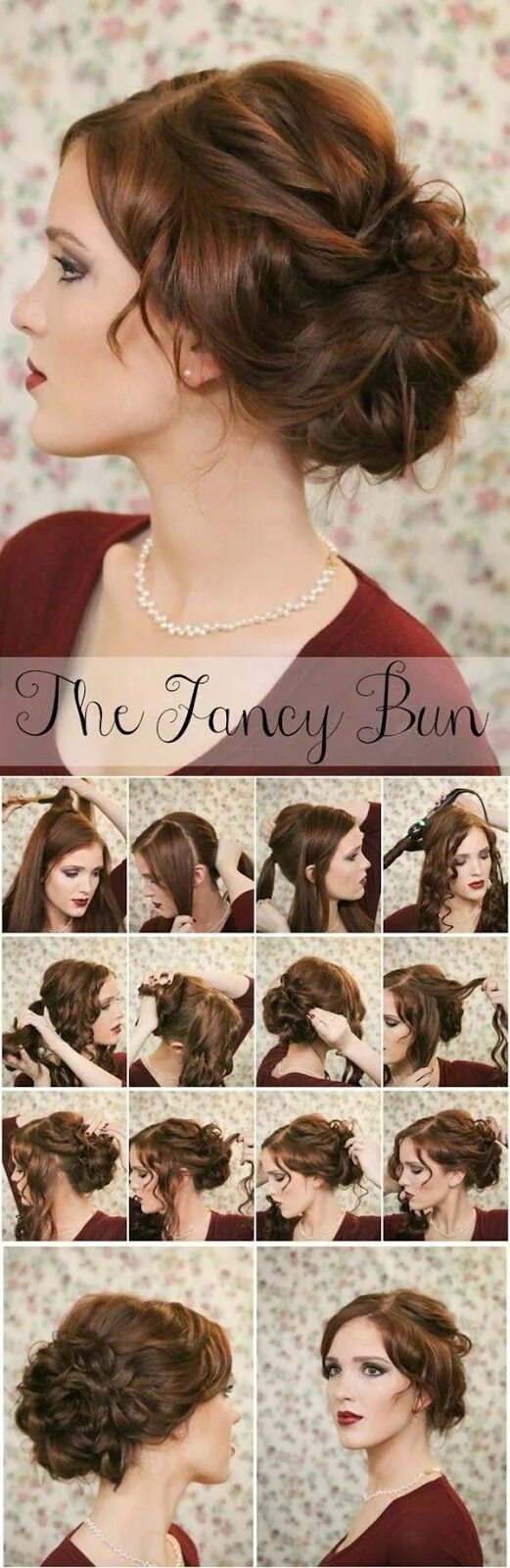 Праздничная прическа своими руками на средние Los mejores tutoriales de peinados Navidad a la moda Bun hairstyles, Wedding hai