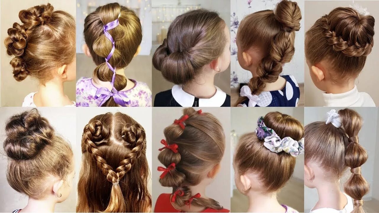 Праздничная прическа в школу 10 cute 1-MINUTE hairstyles for busy morning! Quick & Easy Hairstyles for School