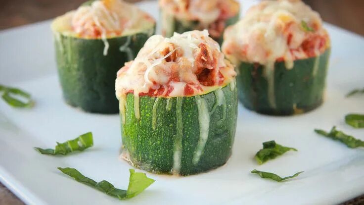 Праздничная закуска из кабачков с фото Lasagna-Stuffed Zucchini Bites Recipe Zucchini, Zucchini bites, Zucchini bites r