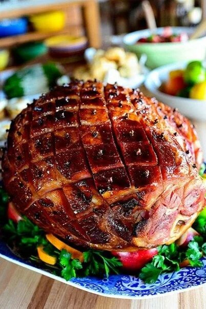 Праздничное блюдо из мяса с фото Ree's Dr Pepper-Glazed Ham Is the Only Recipe You'll Need This Easter Recipe Eas