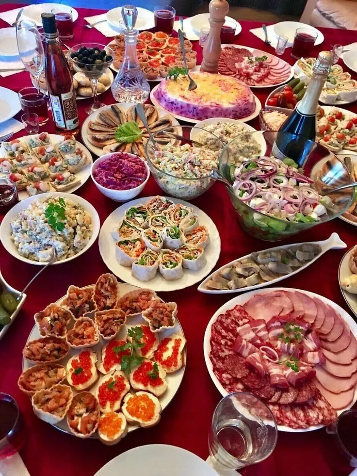 Праздничное меню на день рождения фото Pin su ДОБРЫЙ ВЕЧЕР ,СПОКОЙНОЙ НОЧИ Cibo, Ricette, Ricette di cocktail