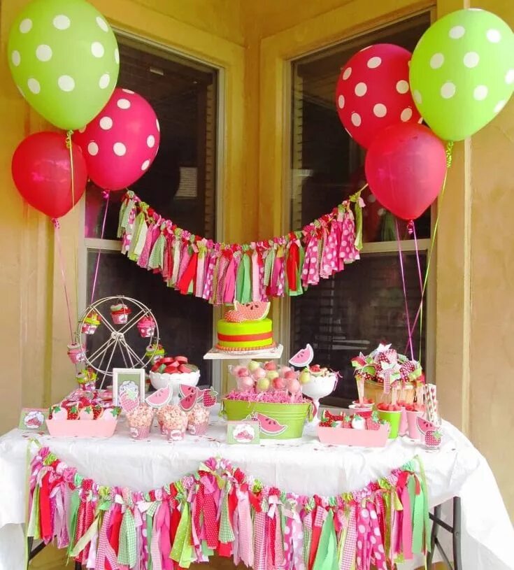 Праздничное оформление детского дня рождения 20 Amazing Girl's Birthday Party Ideas- The Inspiration Board Diy birthday decor