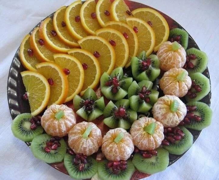 Праздничное оформление фруктов фото Пин на доске Food & desert art -presentation & decoration Еда для вечеринки, Еда