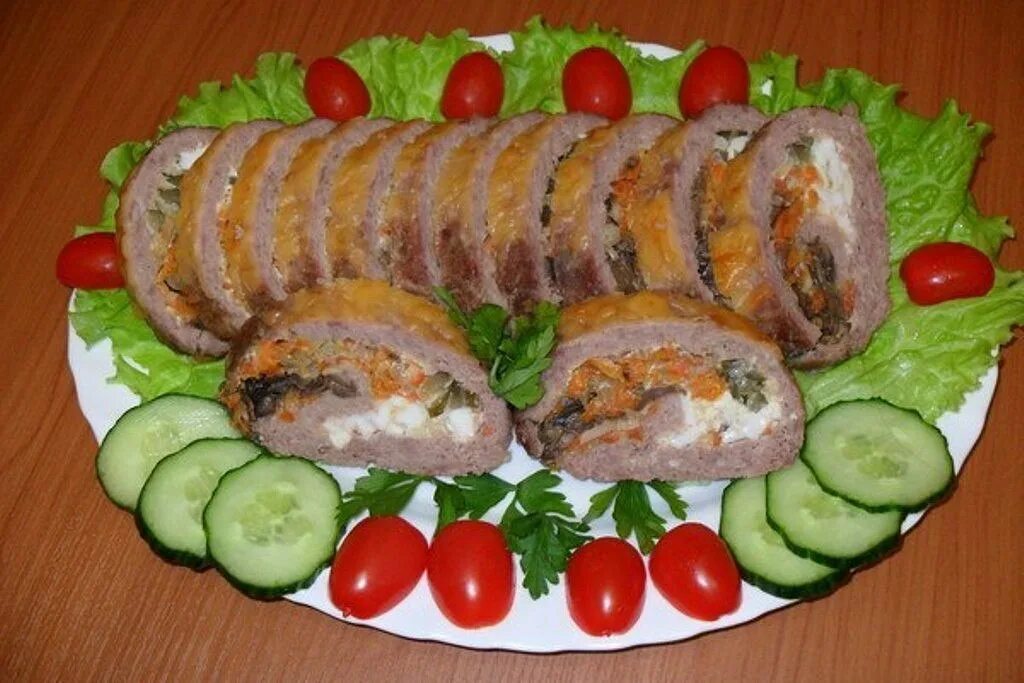 Праздничные мясные рулеты с фото Мясной рулет КУЛИНАРИЯ НЯМ НЯМ))) Фотострана Пост № 560886204