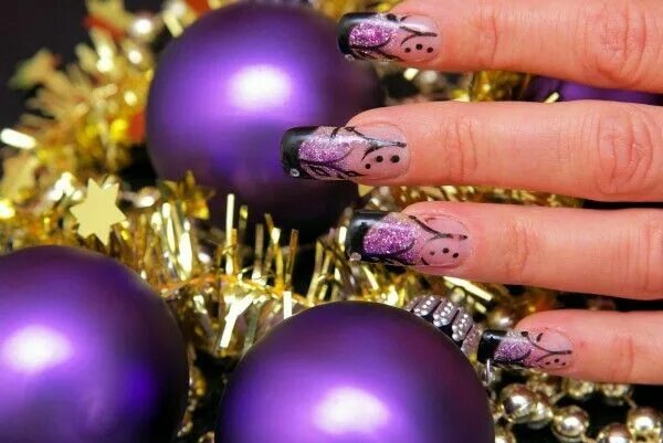 Праздничные ногти фото Pin by Angela on Nails Manicure, Nail art, Fashion nails