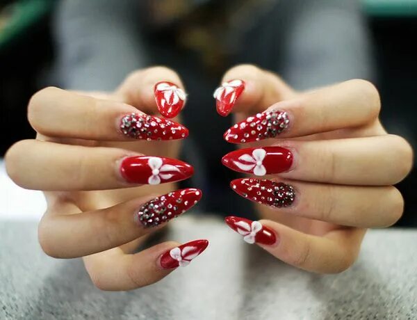 Праздничные ногти фото 65 Cute Christmas Nails Art and Design Xmas nails, Holiday nails, Cute christmas