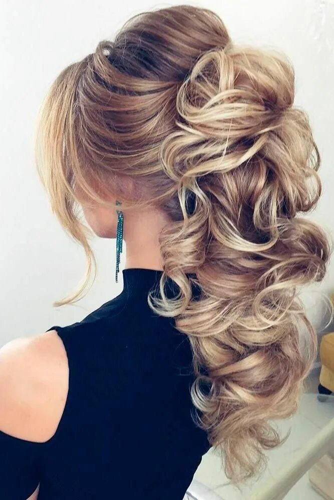 Праздничные прически на длинные волосы для женщин Pin by Cindy Antillon on Hair Formal hairstyles, Blonde wedding hair, Hair style