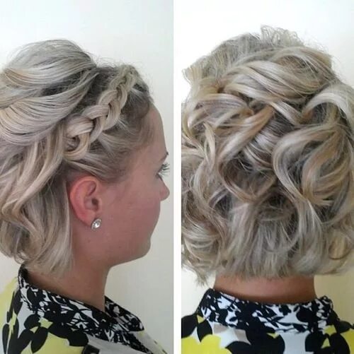 Праздничные прически на короткие волосы Pin on Hairstyles For Medium Hair