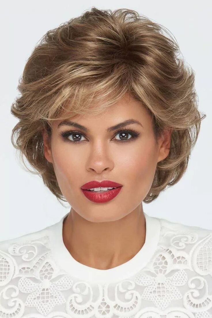 Праздничные прически на короткие волосы для женщин Tango Wig by Raquel Welch Petite/Average, Monofilament Short hair wigs, Short wi