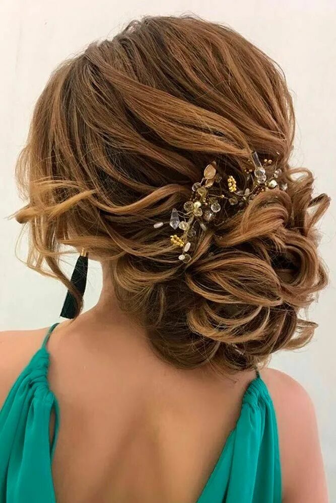 Праздничные прически на средние волосы фото 31 Amazing Updo Hairstyles for Every Special Wedding Moment Wedding hairstyles f