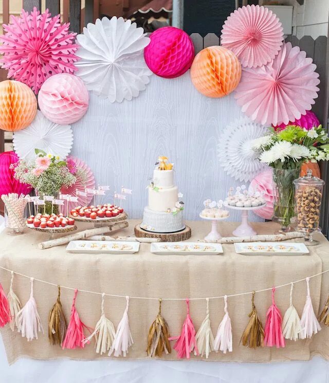 Праздничные украшения своими руками фото Baby Shower...Foxy Baby, Foxy Mama Rebecca Propes Design & DIY Baby shower desse