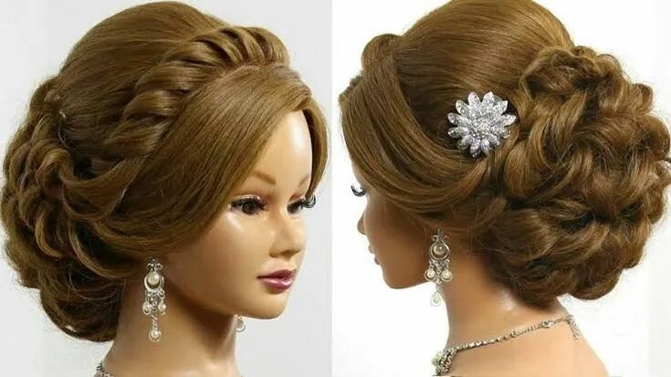 Праздничные волосы фото Pin by Rosemerry on Hair Styles Hair tutorials for medium hair, Medium hair styl