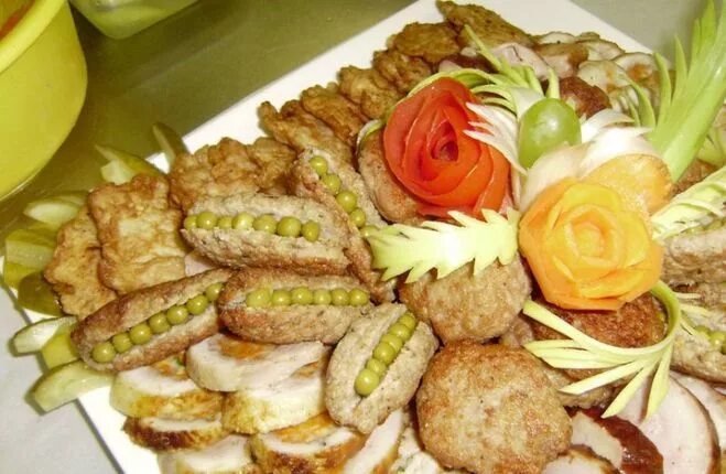 Праздничный гарнир рецепты с фото Мясные блюда - как и чем их украсить для подачи на стол? Варианты,фото?