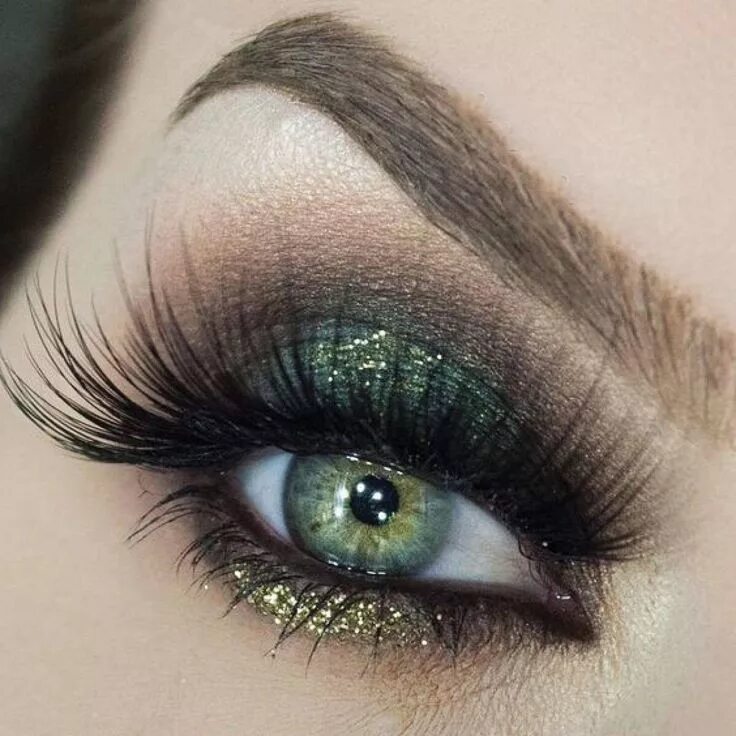 Праздничный макияж зеленых глаз Pin by Princess Eliza on Eyes makeup Beauty* Eye makeup, Makeup for green eyes, 