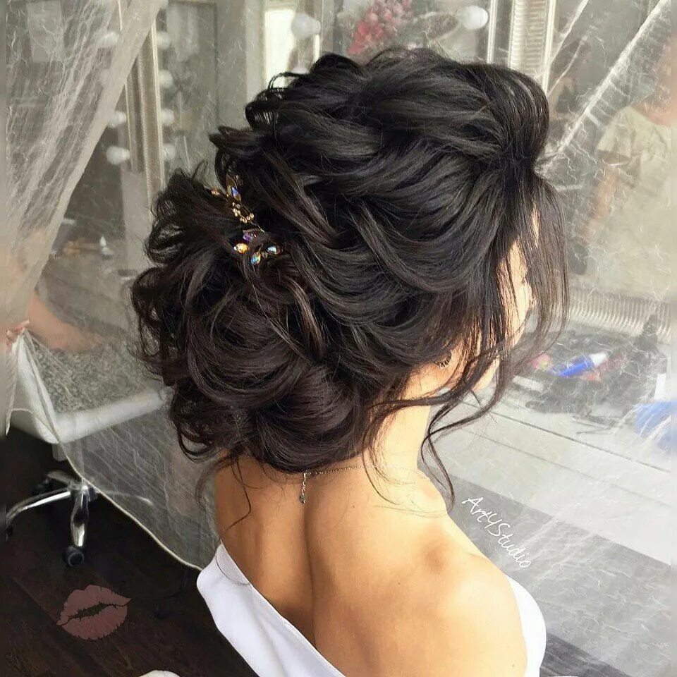 Праздничный прически на длинный Pin by Miss Owl on Hair Wedding hair inspiration, Medium hair styles, Summer wed