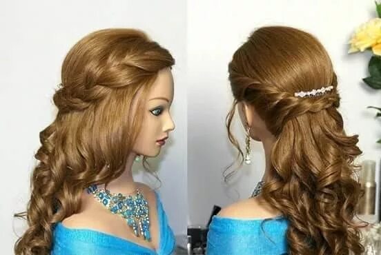 Праздничный прически на длинный Pin on hair Style