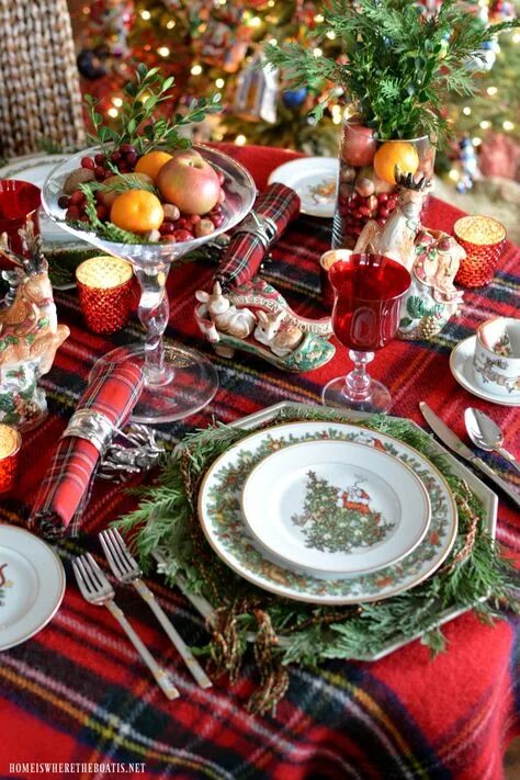 Праздничный стол на новый год фото 10 популярных идей на тему "christmas dining room table decor" для вдохновения