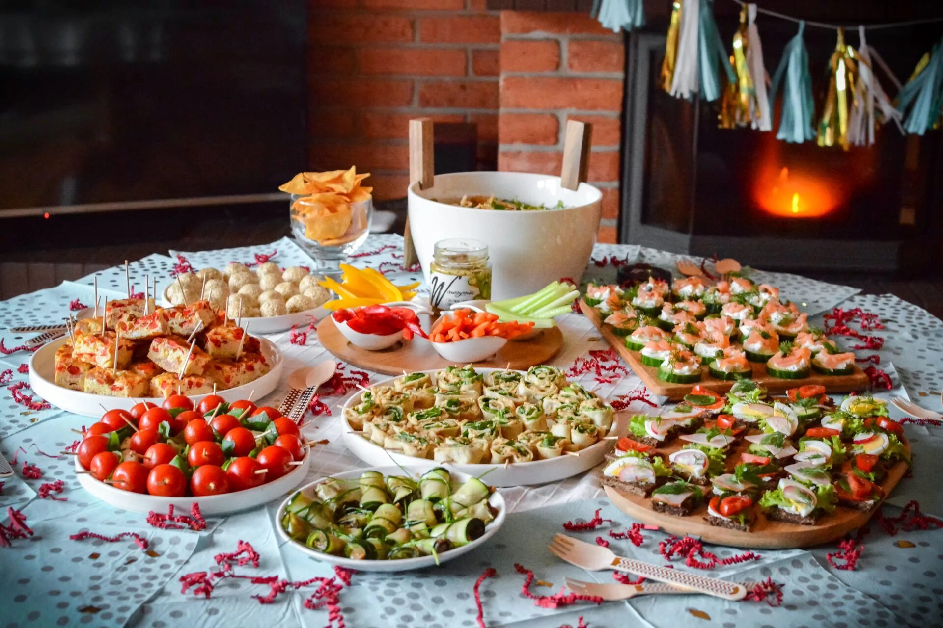 Праздничный ужин фото рецепт Proste i zdrowe przystawki na Sylwestra / karnawał - Poezja smaku Ricetta