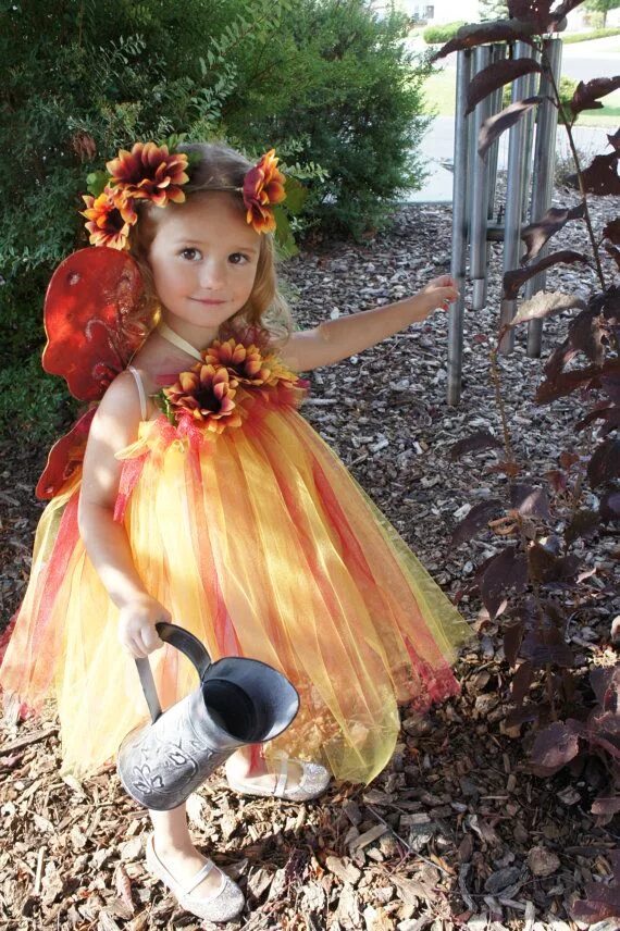 Праздник осени что одеть девочке Autumn Fairy Tutu Dress Autumn fairy, Tutu dress, Fairy dress