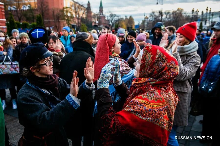 Праздник российского фото Празднование Дня народного единства в Москве_Russian.news.cn