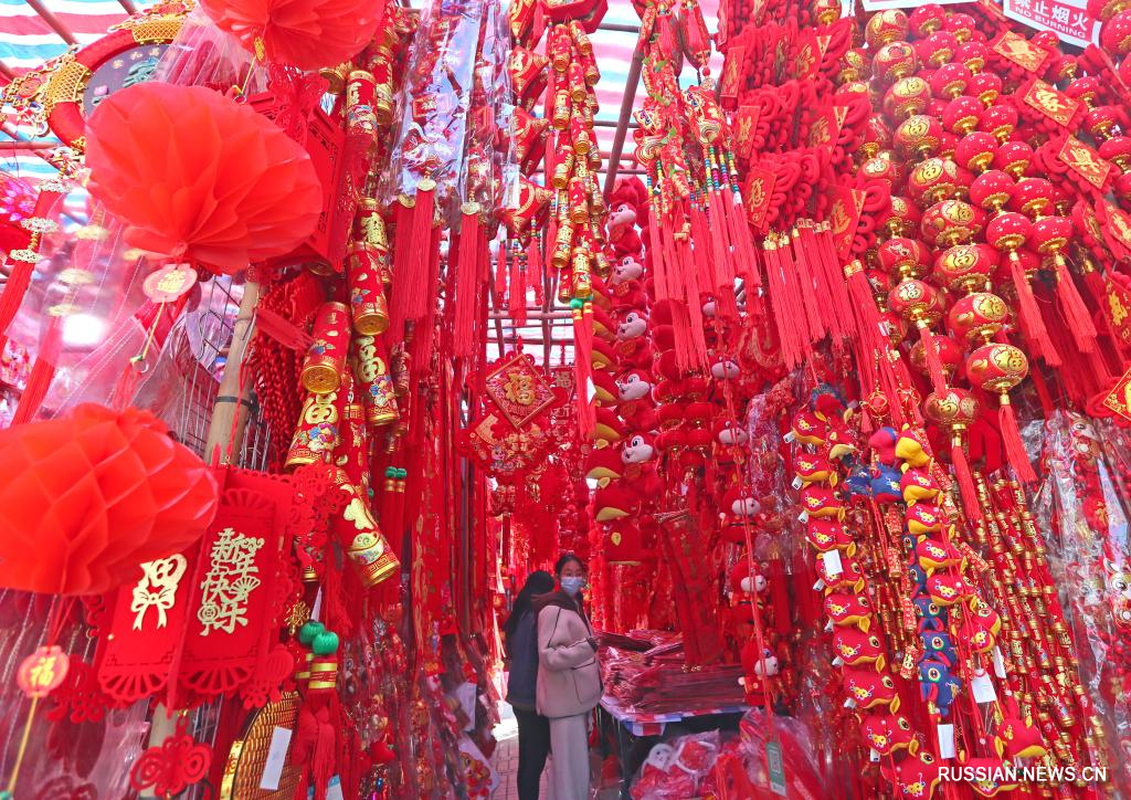 Праздник весны в китае фото News photo: China preparing for Spring Festival