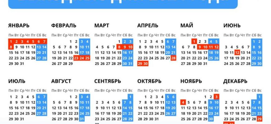 Праздники 2024 2025 официальные выходные календарь 10 дней продлятся Новогодние каникулы в 2024 - Слава Труду