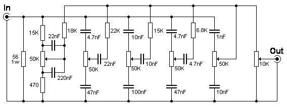 Пред усилители для электрогитар с темброблоками схемы Audio - Esquemas - TV - Áudio - Digital Amplificador, Circuito eletrônico, Equal