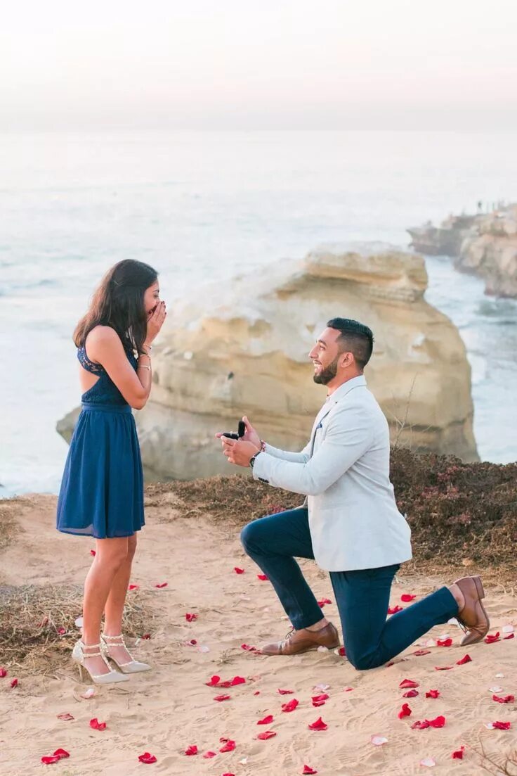 Предложение руки и сердца девушке фото Love Surprises? You Are Going To Love This Surprise Sunset Proposal! Engagement 