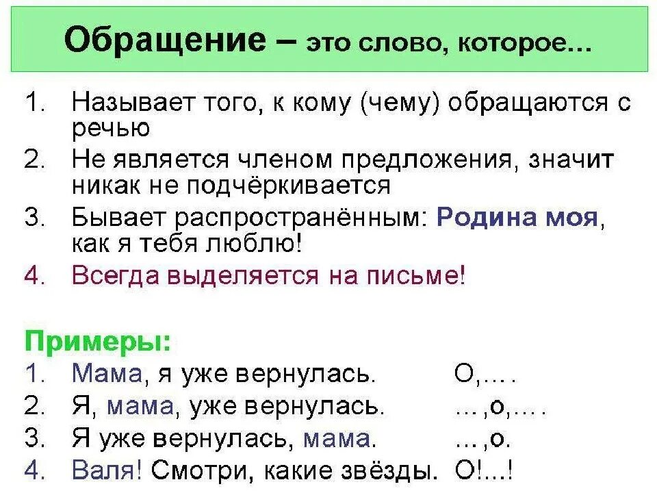 Предложение со словом интерьер 6 класс Предложения с обращениями Обращение - это слово (или сочетание слов), называющее