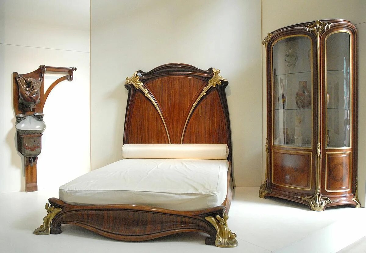 Предмет интерьера в стиле модерн File:Chambre art nouveau (musée dOrsay) (3338427288).jpg - Wikipedia