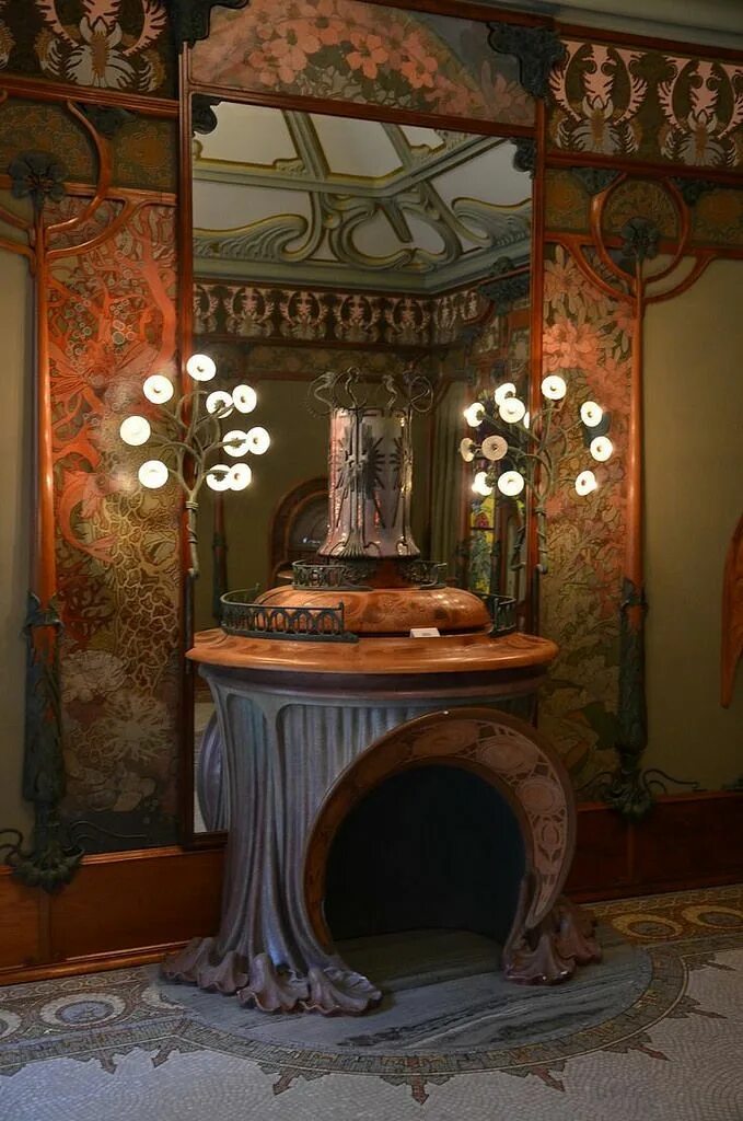 Предмет интерьера в стиле модерн Georges Fouquet’s jewellery shop decorated by Alfons Mucha Art nouveau interior,