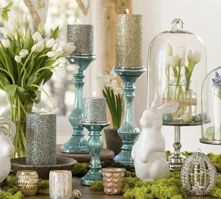 Предметы декора для дома интернет магазин Easter decorations Pottery barn easter, Spring easter decor, Spring decor