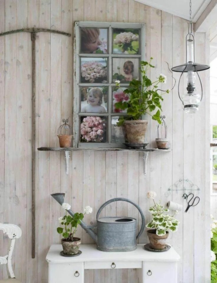 Предметы интерьера для дачи 40+ Fun and Inspiring Old Window Outdoor Decor Ideas to Make Your Yard Shine Dec