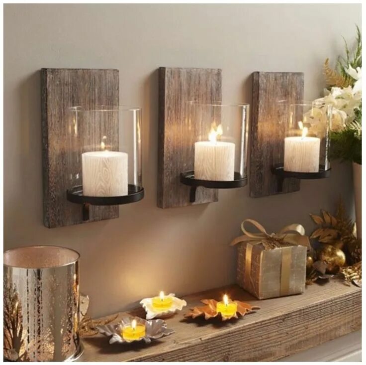 Предметы интерьера для дома своими руками Sconce Rustic farmhouse decor, Decor, Rustic house