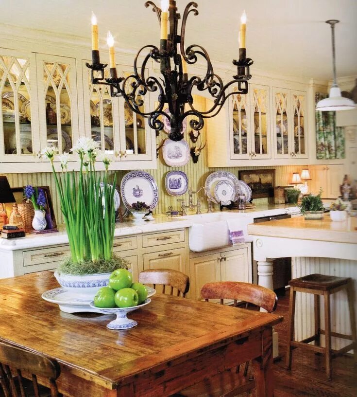 Предметы интерьера для кухни Romantic Kitchen Decor French country kitchens, Romantic kitchen, Country kitche