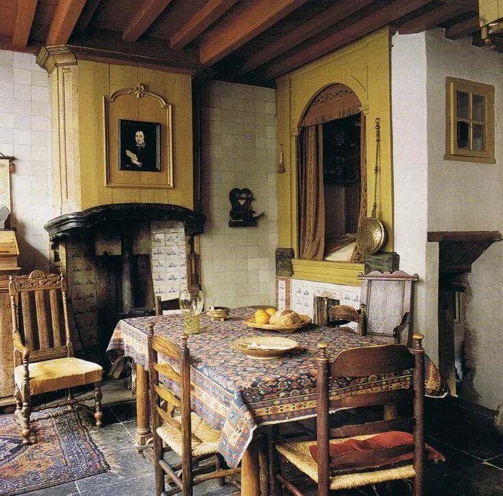 Предметы интерьера городского дома 18 века презентация Posts about 17th century Dutch interiors on Trouvais World of interiors, Dutch h