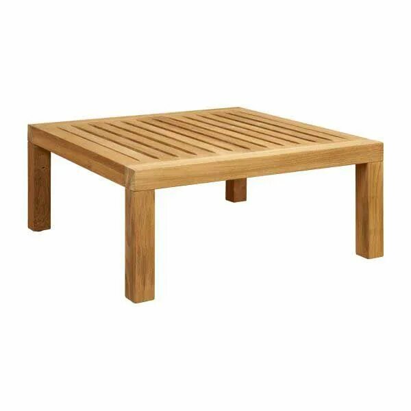 Предметы интерьера из тика купить в москве Tiek Table Basse Carre En Teck Naturel 854907