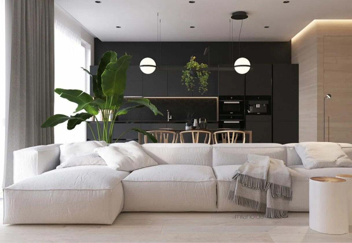 Предметы интерьера в современном стиле Iris sofa Minimalist interior, Contemporary interior design, Modern houses inter