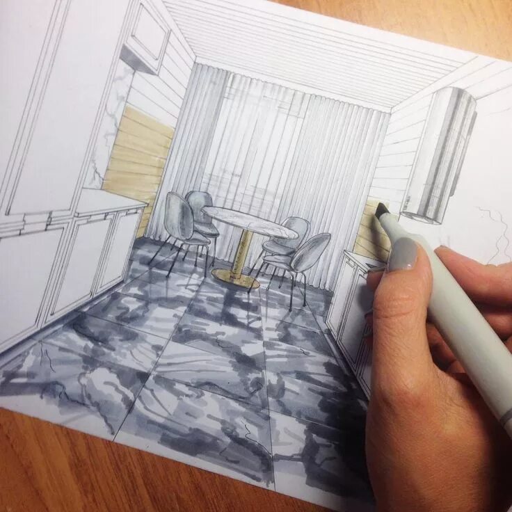 Предметы на дизайнера интерьера В процессе ✏ #matveeva_sketch #sketch #sketching #sketchzone #interior #home #sk