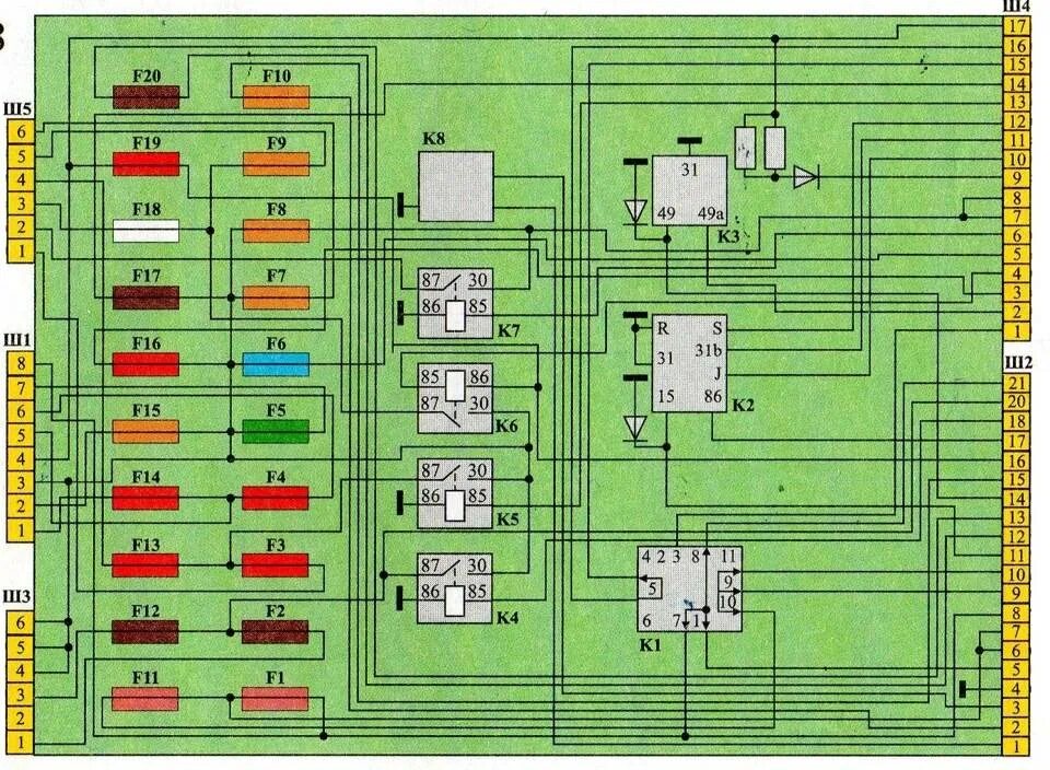 Предохранители 2110 схема описание ваз ВАЗ-2110 блок предохранителей и реле схема: 8 и 16 клапанов