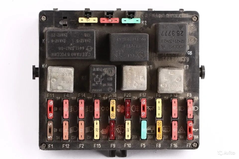 Предохранители ваз 2110 16 клапанов схема Электрические схемы, распиновки косы, схема черного ящика. - Lada 2120 Надежда, 